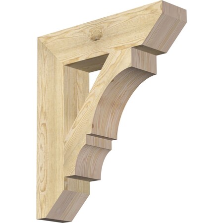 Ekena Millwork Balboa Slat Rough Sawn Bracket, Douglas Fir, 6"W x 26"D x 30"H BKT06X26X30BOA06RDF